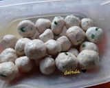 Foto langkah ke 7 dari resep Baso telur🥚 & kerikil 🍡.