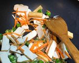 吻仔魚炒豆乾的食譜步驟3照片