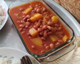 عکس مرحله 1 از دستور خوراک لوبیا چیتی😍