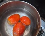 A picture of step 2 of Cheese balls with herb 🌿 tomato 🍅sauce.