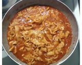 Φωτογραφία βήματος 6 της συνταγής Papardelle φρέσκες με σάλτσα 🍅 μανιταριών 🍄 και ανθότυρου!