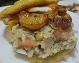 Foto del paso 10 de la receta: Arepa rellena de pescado y plátano maduro🥯🫓🥙