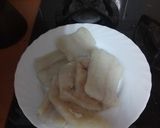 Foto del paso 1 de la receta: Lomos de bacalao al punto de sal rebozados, con gulas y mahonesa de cítricos