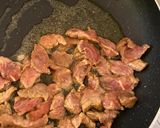 A picture of step 2 of Beef stir fry.