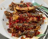 Foto langkah ke 5 dari resep Ikan Layang Bumbu Pedas.