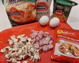 Foto del paso 2 de la receta: Muffin salado con choclo, champiñón y jamón