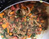 A picture of step 8 of Mince beef and veggies sauce.