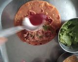 A picture of step 5 of Desi Jowar Chana Quesadilla.