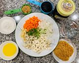 Hình bước làm 1 của món Mì sốt tương đen Hàn quốc