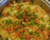 A picture of step 5 of Fried cabbage with carrots and peppers.