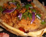 A picture of step 4 of Katori chaat.