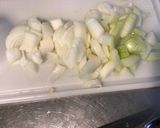 Une image de l'étape 1 de Flan de légumes « pentagramme » au thon,parmesan et olives vertes.
