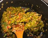 A picture of step 5 of Dirty rice.