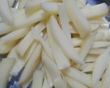 A picture of step 1 of Chilli Potato.