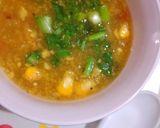 चायनीज - इन्स्टंट क्रीमी स्वीटकॉर्न सूप (Instant Creamy Sweet Corn Soup Recipe In Marathi) रेसिपी स्टेप 5 फोटो 