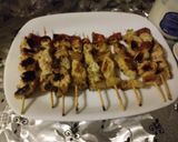 Une image de l'étape 3 de Brochettes poulet, ananas et lait de coco.