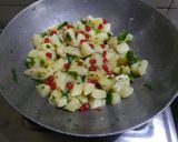 A picture of step 12 of Falahari dosa (Navratri special).