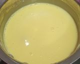 A picture of step 1 of Mango bread pudding.