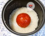 ♡宛の美好”食“光 ✿ 整顆番茄鮭魚燉飯的食譜步驟1照片
