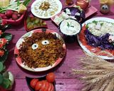 عکس مرحله 1 از دستور تزیین دمی گوجه