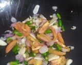 Foto langkah ke 7 dari resep Oseng Buncis Hati Pedas.
