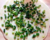 A picture of step 4 of Scallion pancakes.