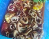 Foto langkah ke 4 dari resep Cumi Asam Pedas Manis.