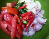 Foto langkah ke 3 dari resep Telang Asin Masak Asam Manis.