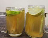 Foto langkah ke 4 dari resep Lemongrass Tea with Honey & Lime (Teh Sereh dgn Madu & Jeruk Nipis).