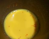 A picture of step 2 of Kesar malpua 🤩.
