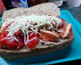 Töltött teljeskiörlésű veknik recept fázis 6 fotója