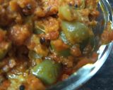 A picture of step 7 of Gum berry (gunda) and raw mango sabji.