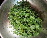 A picture of step 1 of Methi ke parathe.