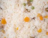 A picture of step 1 of Veggie and Tumeric rice.