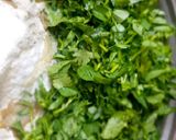 A picture of step 2 of Methi na dhebra.