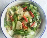 Foto langkah ke 7 dari resep Tumis Pakcoy Lobak.