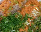 Foto del paso 2 de la receta: Arroz trifásico (pollo, cerdo y carnes frias)