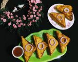 A picture of step 8 of Bread Pakoda.