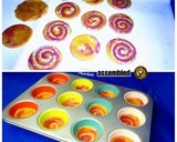 A picture of step 7 of Baked Colourful Gujhiya Tart.