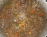 A picture of step 1 of Chicken giblets stew.