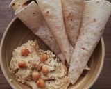 Une image de l'étape 4 de Houmous à l'huile d'olive.