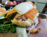 Foto del paso 6 de la receta: Hamburguesas de pollo, Garbanzos y semillas