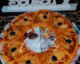 صورة لخطوة 4 من وصفة بيتزا الوردة🌹🍕