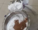 A picture of step 1 of Eggless Chocolate Omelete Cake.