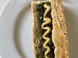 Choripan con chimichurri