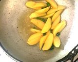A picture of step 4 of Bhindi Masala.