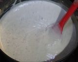 A picture of step 3 of Paan kheer (Saamak rice).