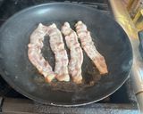 A picture of step 1 of Cheeseburger Spring Rolls.