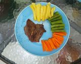 Foto langkah ke 3 dari resep Steak daging sapi barbeque sauce masak di teflon.