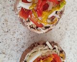 A picture of step 1 of Double Cheese and Onion Garlic Stuffed Mushroom 😀.